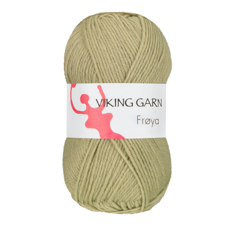 Viking Frøya - 231 Lys grøn, Uld/nylon, fra Viking billede