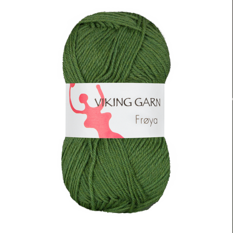 Viking Frøya - 234 græsgrøn, Uld/nylon, fra Viking billede