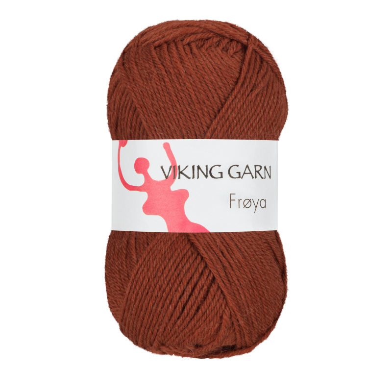 Viking Frøya - 253 Tobak, Uld/nylon, fra Viking billede