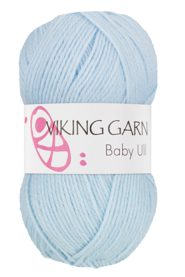 Viking Baby Ull - 320 Lys blå