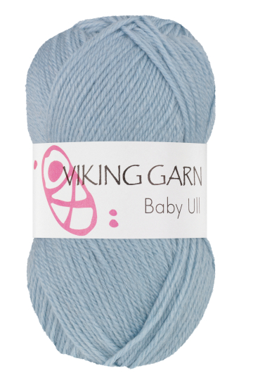 Viking Baby Ull - 322 Gråblå