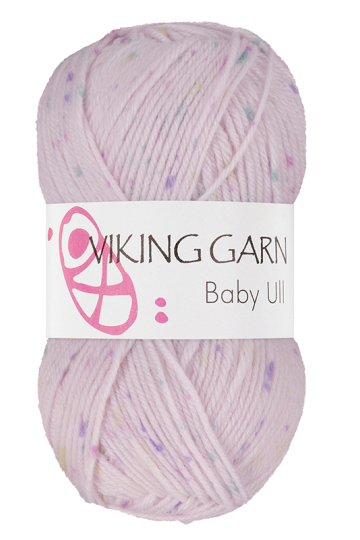Viking Baby Ull - 381 Rosa print