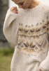 "Luna" Genser - Viking Design 2416-2C Kit - XS-XL - Viking Alpaca Bris