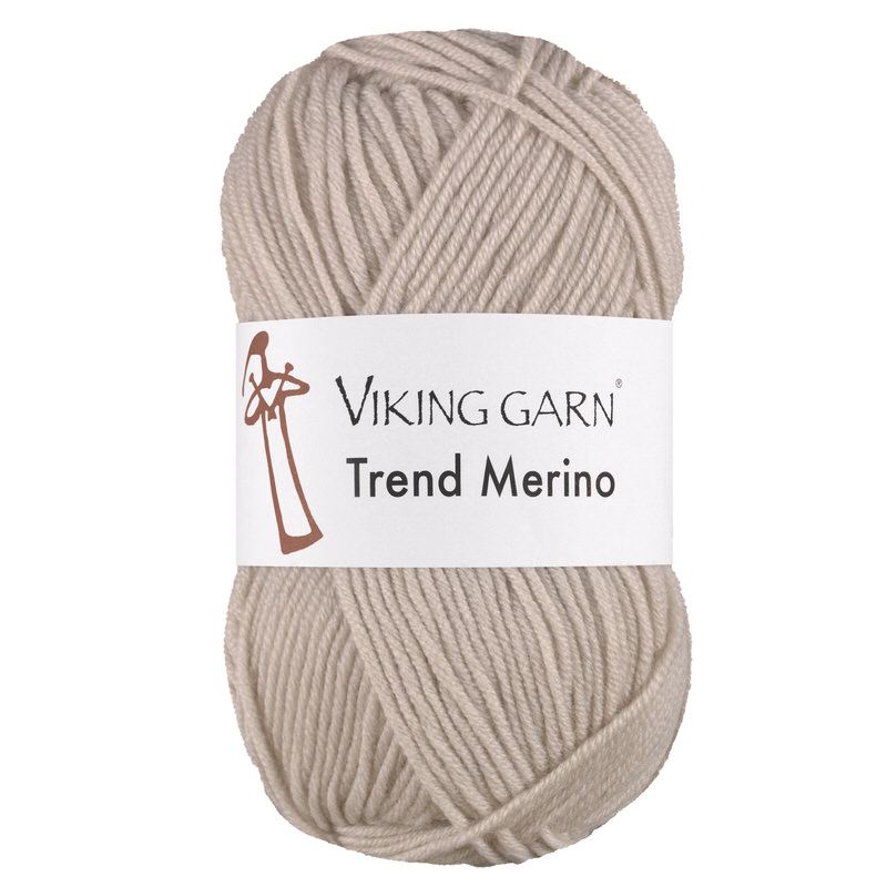 Viking Trend Merino 406 Sand, Merinould, fra Viking billede