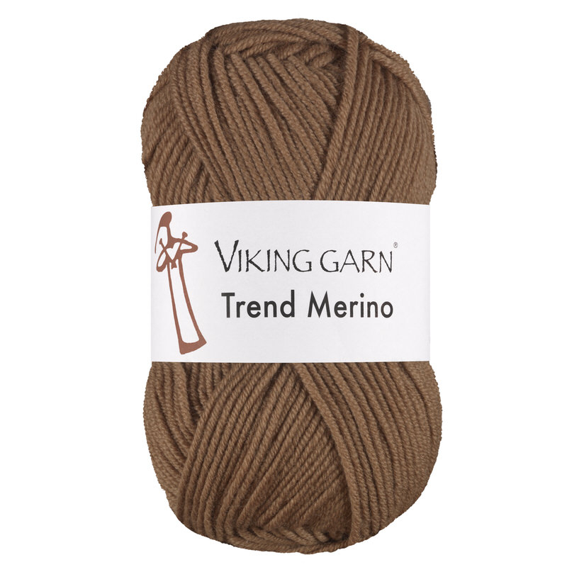Viking Trend Merino 408 Brun, Merinould, fra Viking billede