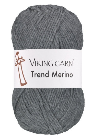 Viking Trend Merino 415 Mørk gråmeleret