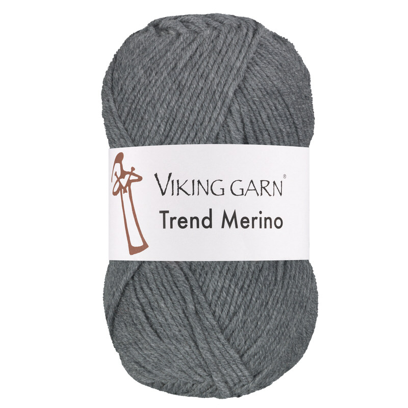 Viking Trend Merino 415 Mørk gråmeleret, Merinould, fra Viking billede