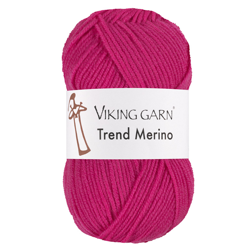 Viking Trend Merino 461 Cerise, Merinould, fra Viking