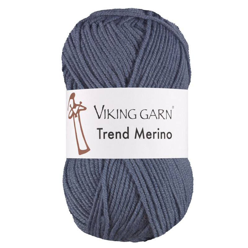 Viking Trend Merino 424 Inkblå, Merinould, fra Viking billede