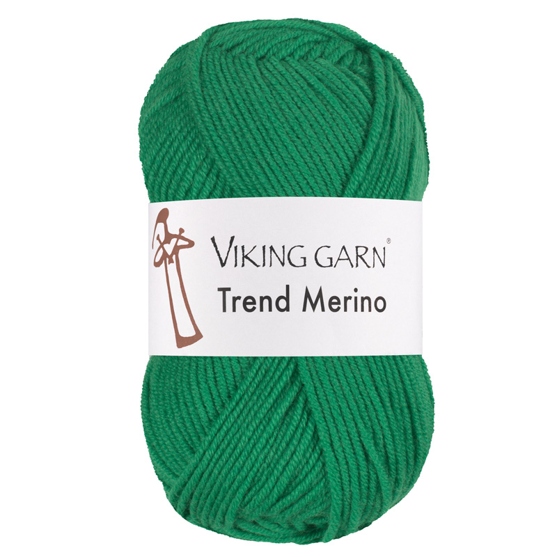 Viking Trend Merino 436 Æblegrøn, Merinould, fra Viking billede