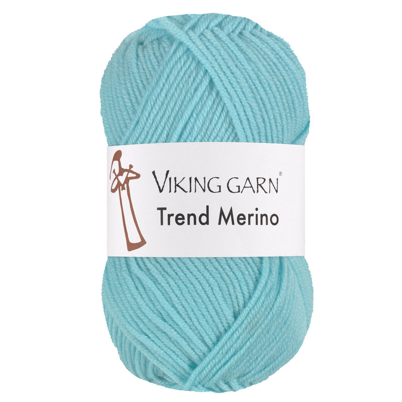 Viking Trend Merino 480 Lys turkis, Merinould, fra Viking billede
