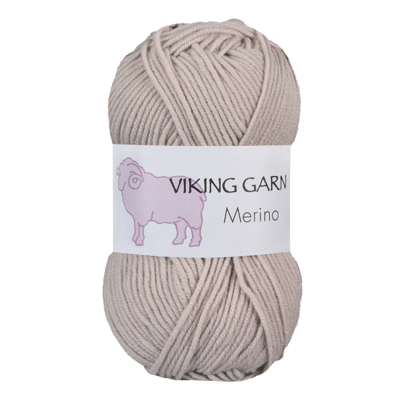 Viking Merino 806 Sand, Merinould, fra Viking
