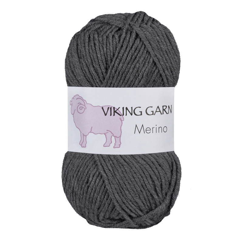 Viking Merino 815 Grå, Merinould, fra Viking