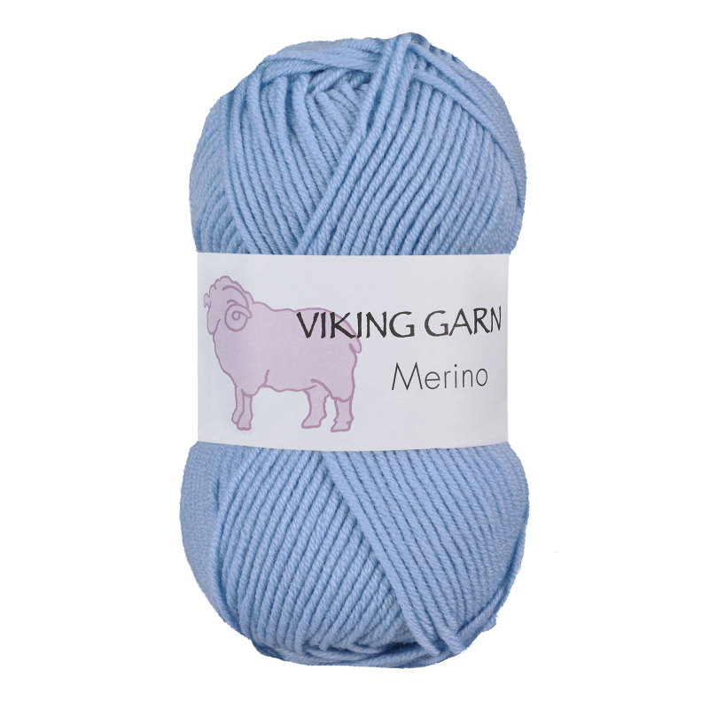 Viking Merino 820 Blå, Merinould, fra Viking