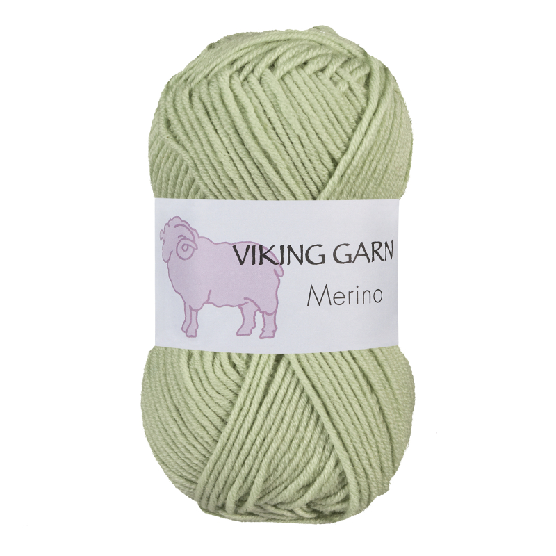 Viking Merino 837 Lys grøn, Merinould, fra Viking billede