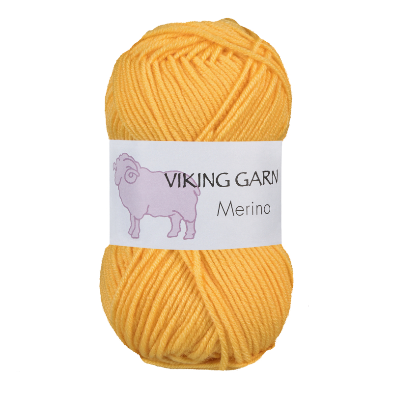 Viking Merino 845 Gul, Merinould, fra Viking