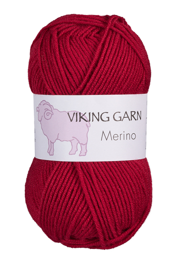 Viking Merino 860 Mørk rød