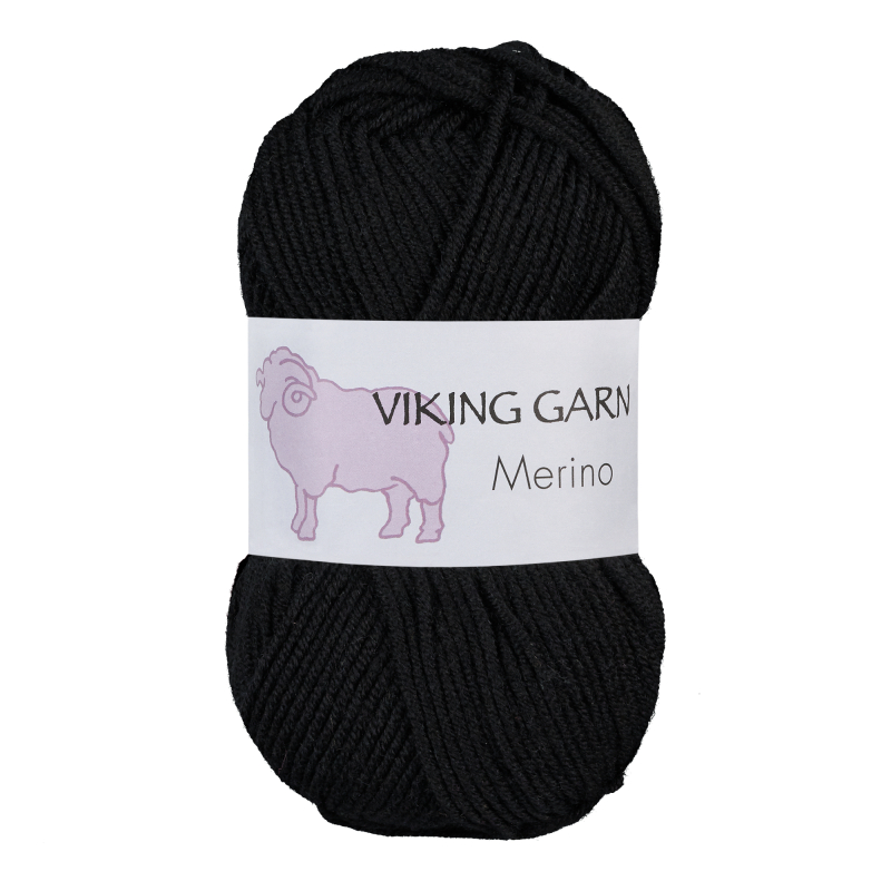 Viking Merino 803 sort, Merinould, fra Viking