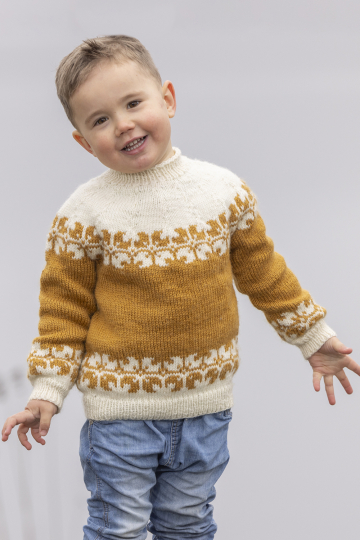 Helle genser - Viking Design 2508-1A Kit - 2 - 12 år - Viking Sportsragg