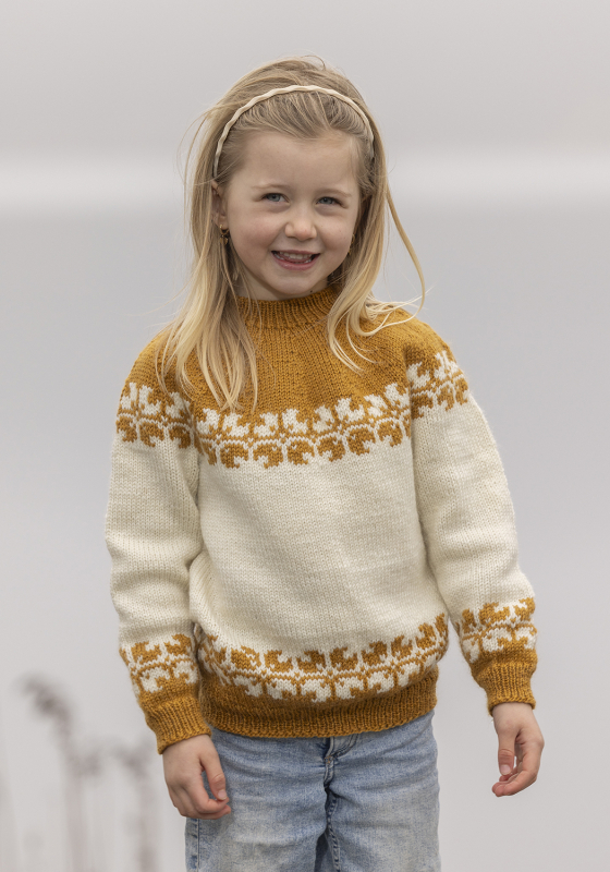 Helle genser - Viking Design 2508-1B Kit - 2 - 12 år - Viking Sportsragg, fra Viking