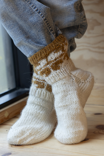 Helle sokker - Viking Design 2508-9B Kit - str 27 - 36 - Viking Sportsragg