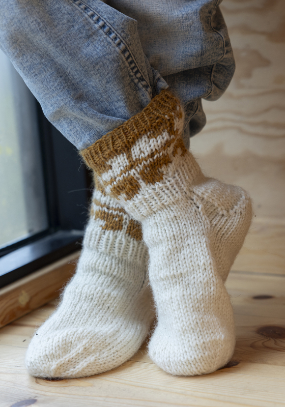 Helle sokker - Viking Design 2508-9B Kit - str 27 - 36 - Viking Sportsragg, fra Viking