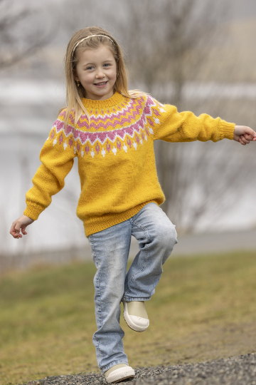 Linde genser - Viking Design 2508-10 Kit - 2 - 12 år - Viking Sportsragg