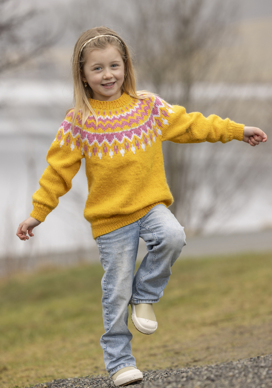 Linde genser - Viking Design 2508-10 Kit - 2 - 12 år - Viking Sportsragg, fra Viking