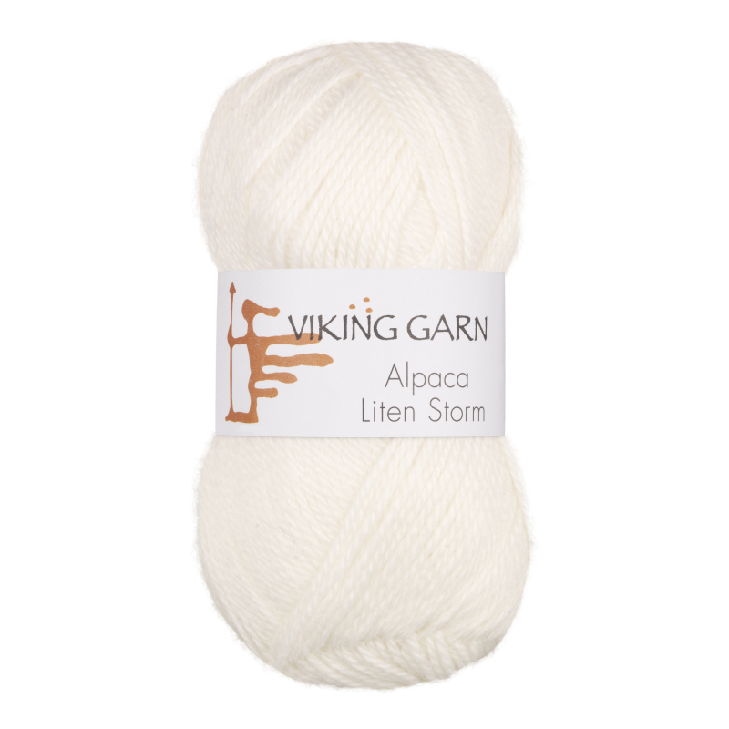 Viking Alpaca Liten Storm 700 Hvid, Alpaca / Merino uld, fra Viking billede