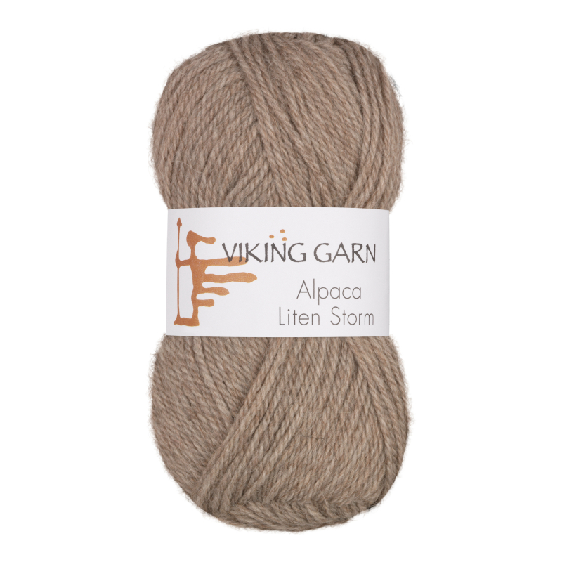 Viking Alpaca Liten Storm 707 Lys brun, Alpaca / Merino uld, fra Viking billede