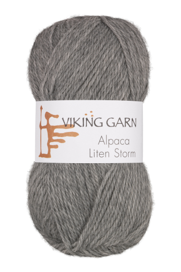 Viking Alpaca Liten Storm 713 Lys grå