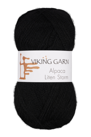 Viking Alpaca Liten Storm 703 Sort