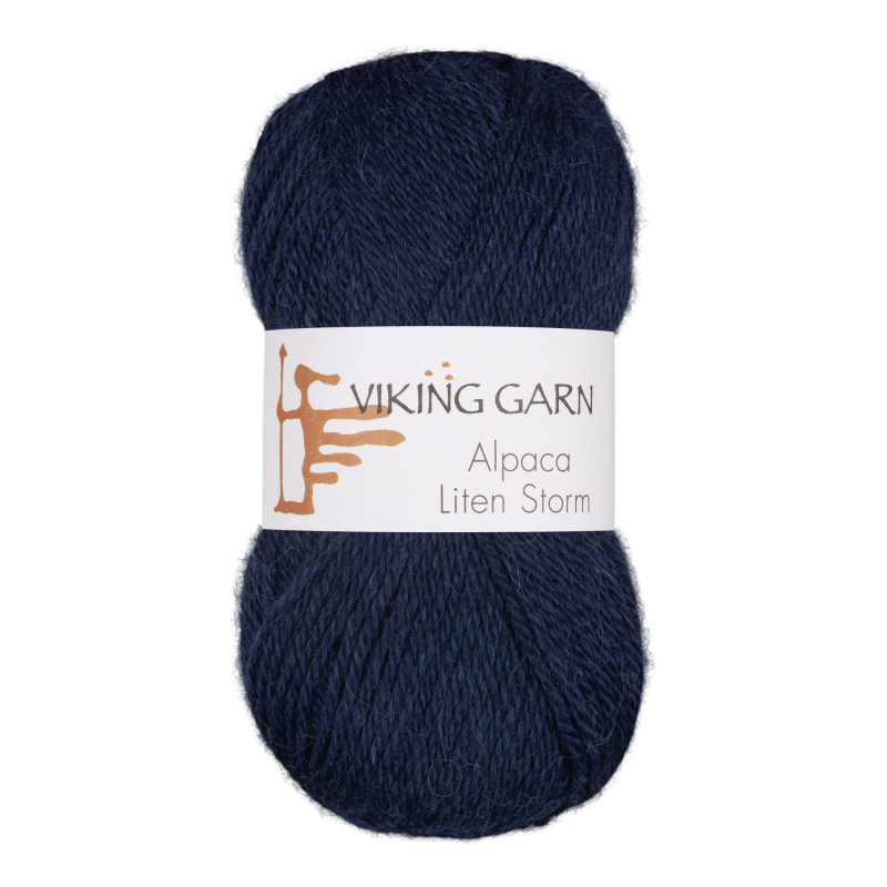 Viking Alpaca Liten Storm 726 Marine, Alpaca / Merino uld, fra Viking billede