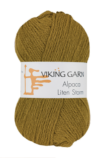Viking Alpaca Liten Storm 735 Gulgrøn