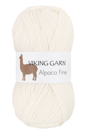 Viking Alpaca Fine 600 Hvid