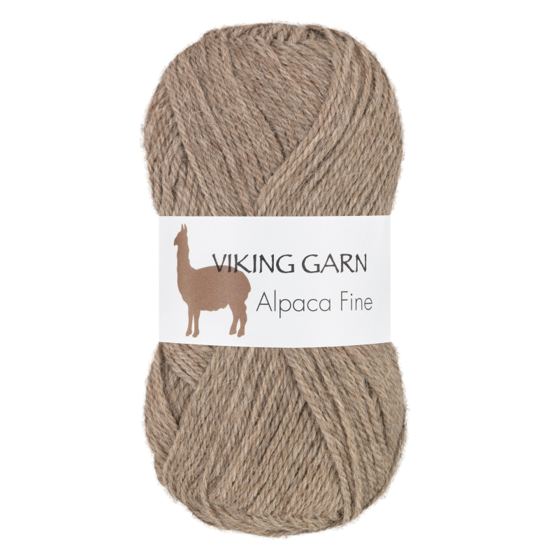 Viking Alpaca Fine 607 Beige, Alpaca / Merino uld, fra Viking