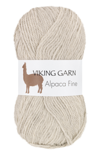 Viking Alpaca Fine 612 Perlegrå