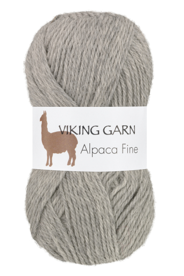 Viking Alpaca Fine 613 Lys grå