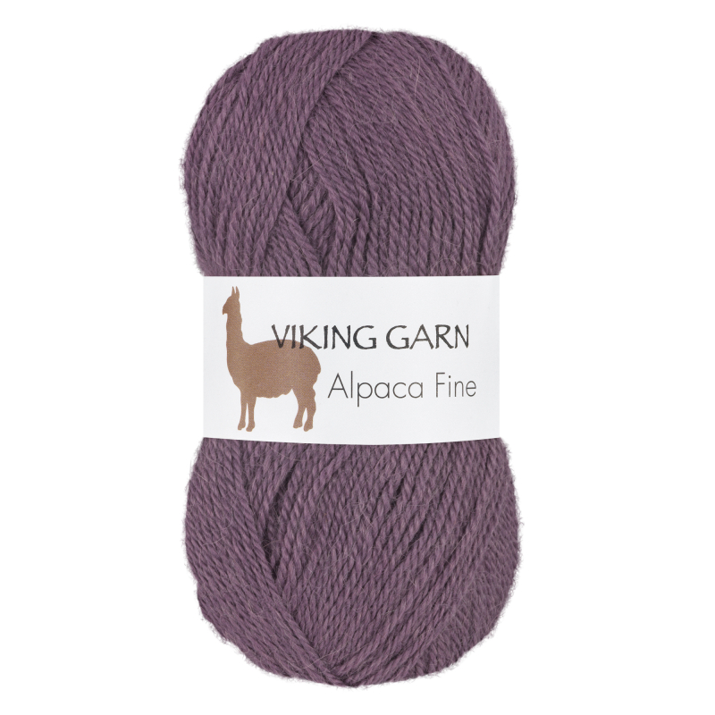 Viking Alpaca Fine 669 Lilla, Alpaca / Merino uld, fra Viking
