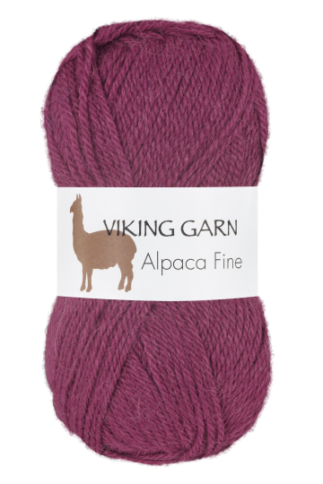 Viking Alpaca Fine 660 Mørk rosa