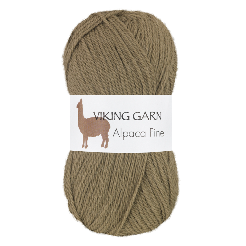 Viking Alpaca Fine 630 Grøn, Alpaca / Merino uld, fra Viking