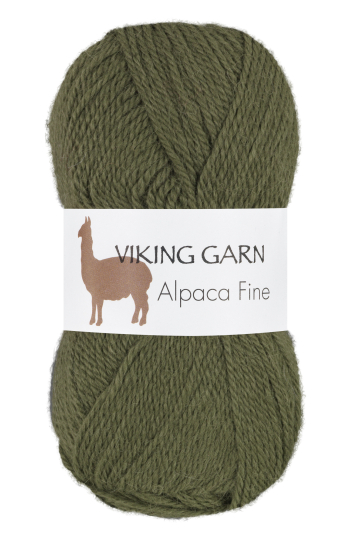 Viking Alpaca Fine 636 Mørk grøn