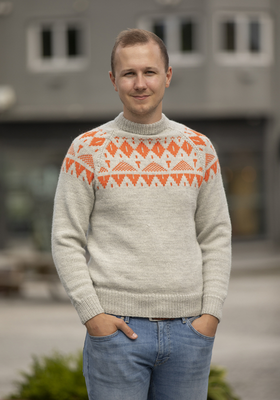 Lyngheia genser - Viking Design 2430-4B Kit - XS - XXL - Viking Trend Merino, fra Viking