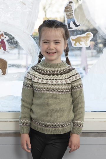 Jungel Genser og hue - Viking Design 2110-10 Kit - 2 - 12 år - Viking Frøya