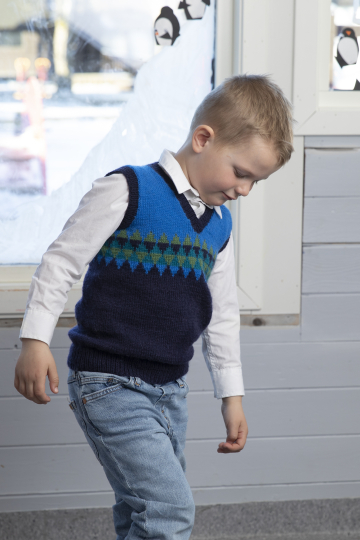 Gulliver genser  - Viking Design 2110-14 Kit - 2 - 12 år - Viking Frøya