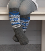 Blue star sokker - Viking Design 2110-20 Kit - str 24 - 39 - Viking Frøya
