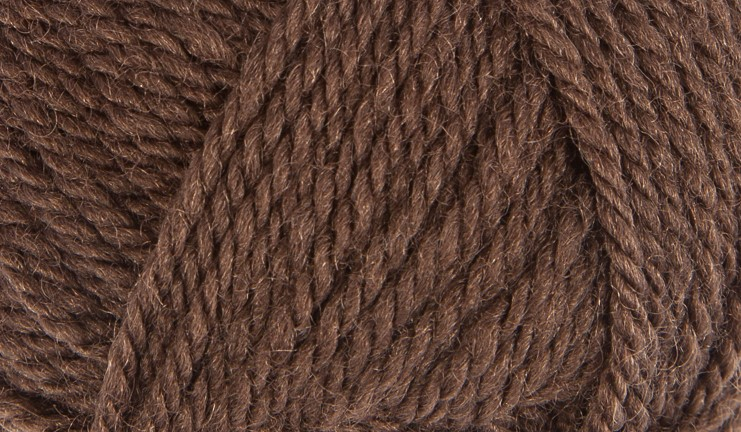 Ístex Spuni - 7224 Kaffebrunislandsk gar, Islandsk Uldgarn, fra Istex