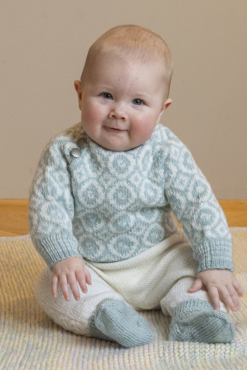 Maximus genser - Viking Design 2506-1 Kit - 1 - 24 mdr - Viking Baby ull