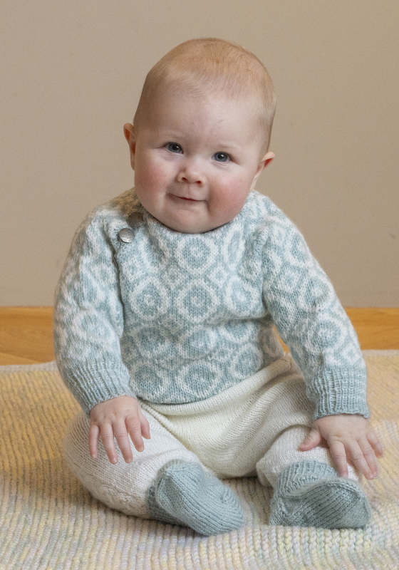 Maximus genser - Viking Design 2506-1 Kit - 1 - 24 mdr - Viking Baby ull, fra Viking