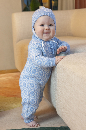 Maximus dragt og hue - Viking Design 2506-3 Kit - 1 - 24 mdr - Viking Baby ull